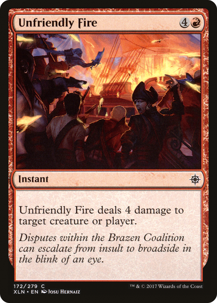 Image of Unfriendly Fire (XLN-172) - Ixalan
