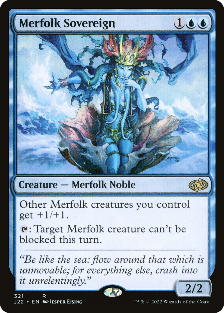 Image of Merfolk Sovereign (J22-321) - Jumpstart 2022