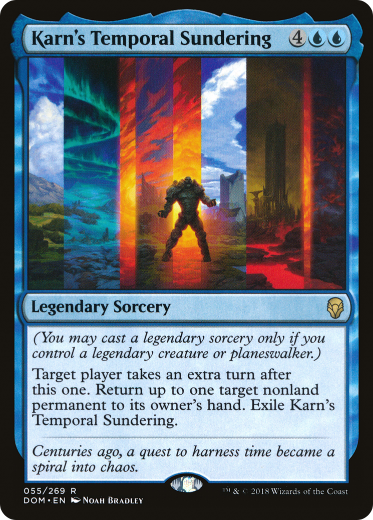 Image of Karn's Temporal Sundering (DOM-055) - Dominaria