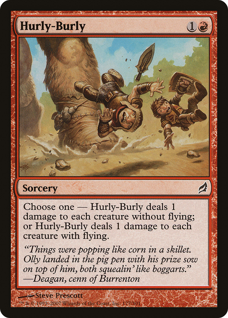 Image of Hurly-Burly (LRW-177) - Lorwyn Foil