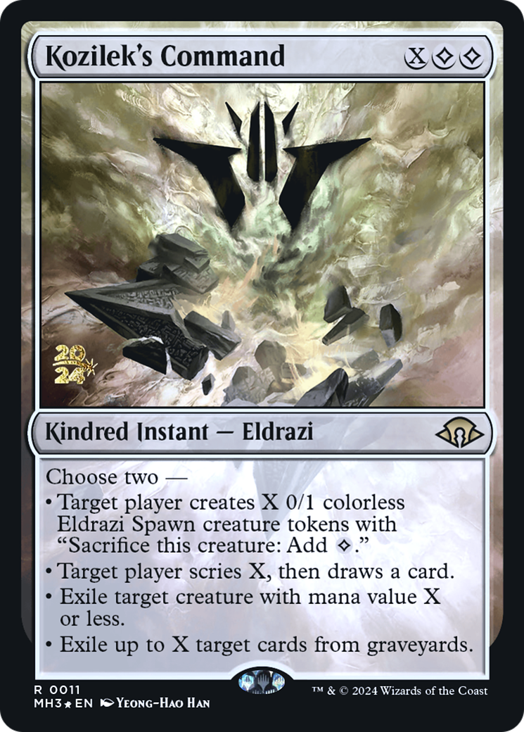 Image of Kozilek's Command (PRE-011) - Modern Horizons 3 Promos Foil
