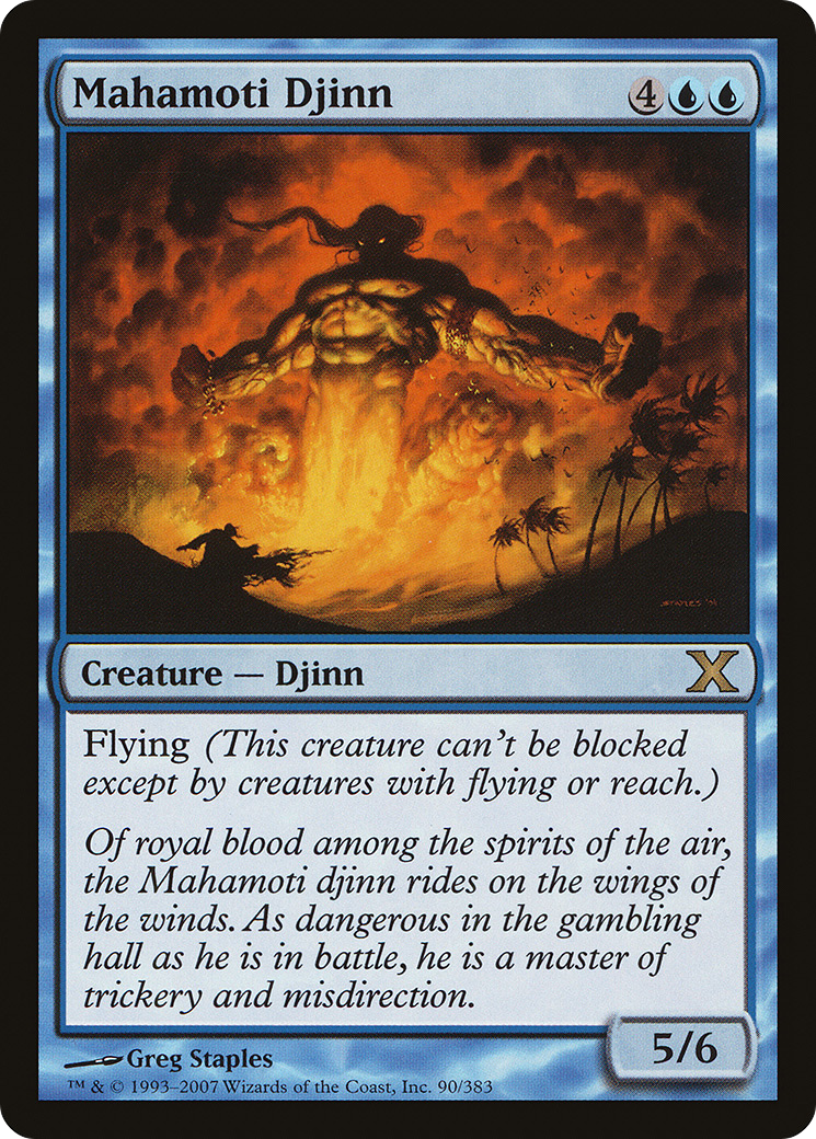 Image of Mahamoti Djinn (10E-090) - Tenth Edition