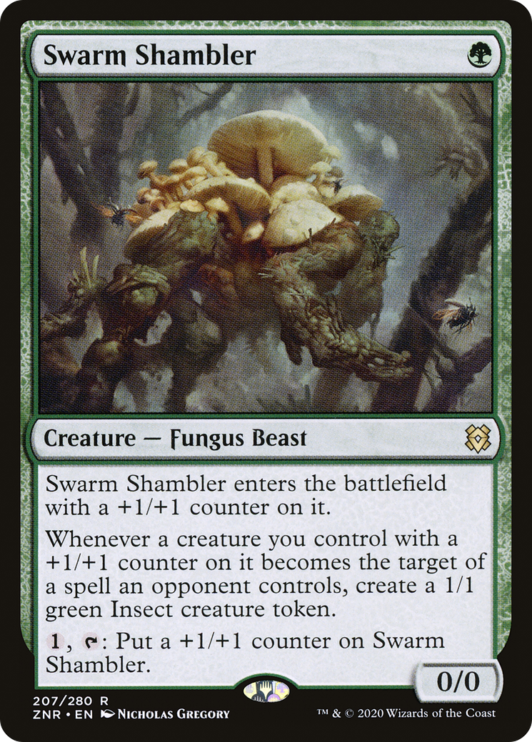 Image of Swarm Shambler (ZNR-207) - Zendikar Rising