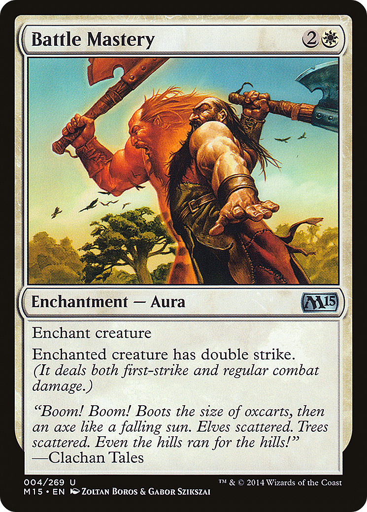 Image of Battle Mastery (M15-004) - Magic 2015 Foil