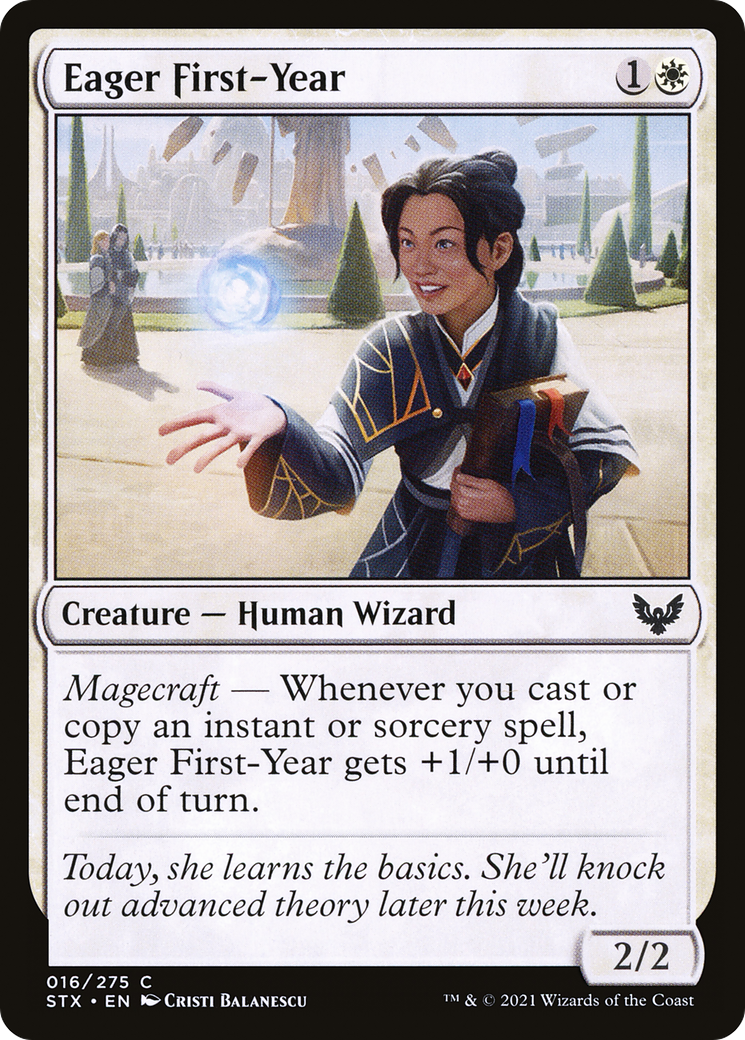 Image of Eager First-Year (STX-016) - Strixhaven: School of Mages