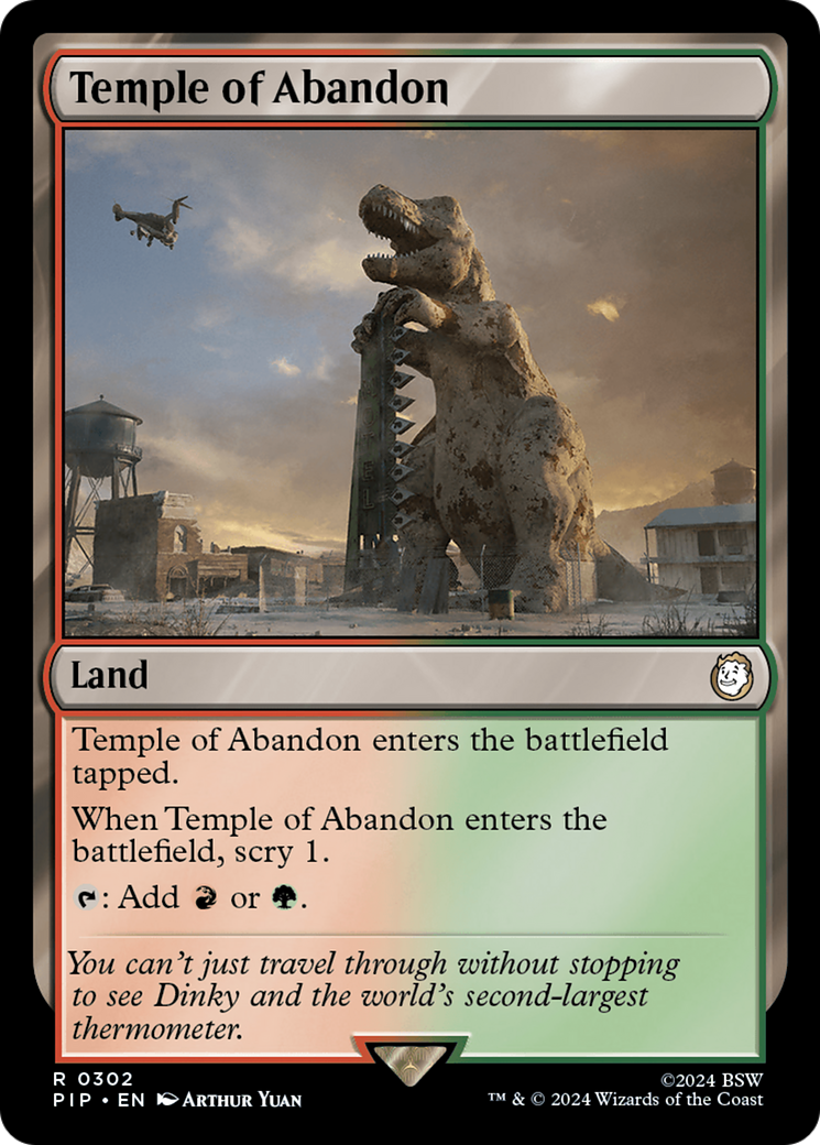 Image of Temple of Abandon (PIP-302) - Fallout Foil