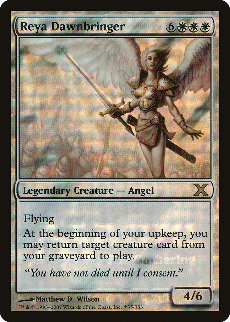 Image of Reya Dawnbringer (GAME-) - Tenth Edition Promos Foil