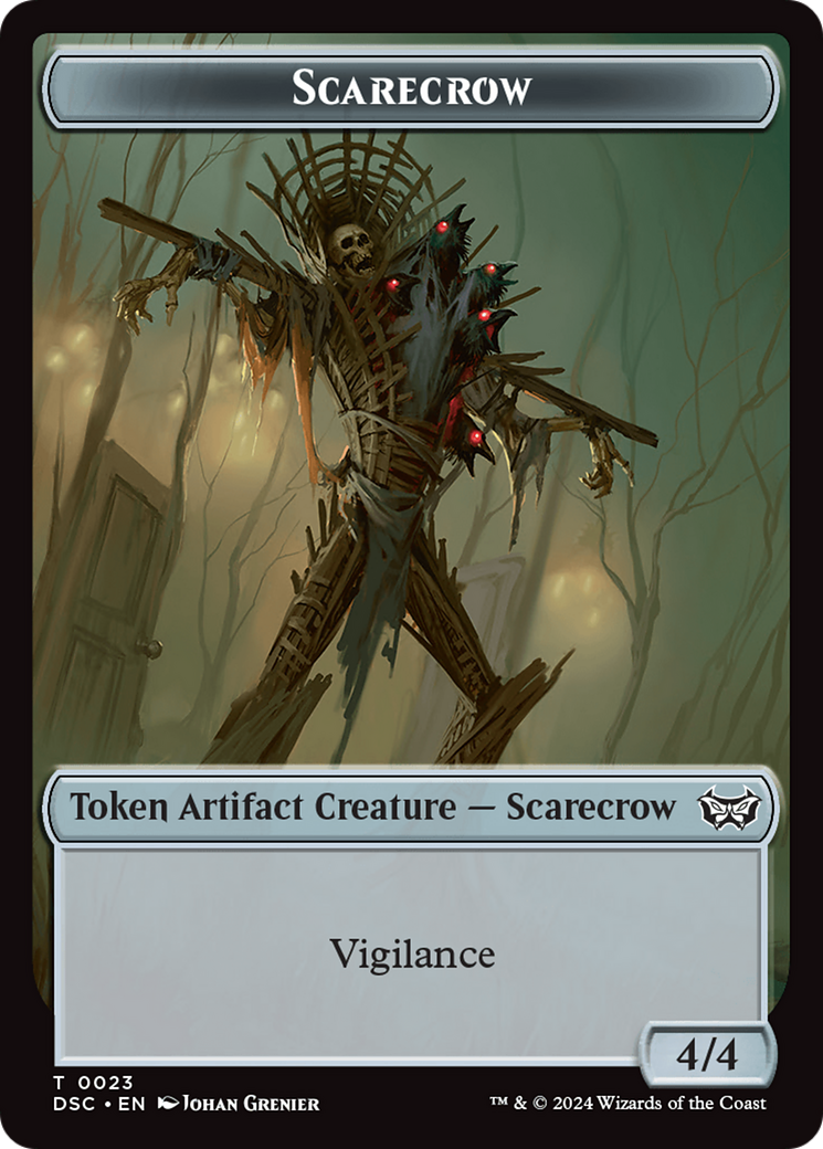 Image of Scarecrow (TDSC-023) - Duskmourn Commander Tokens Foil