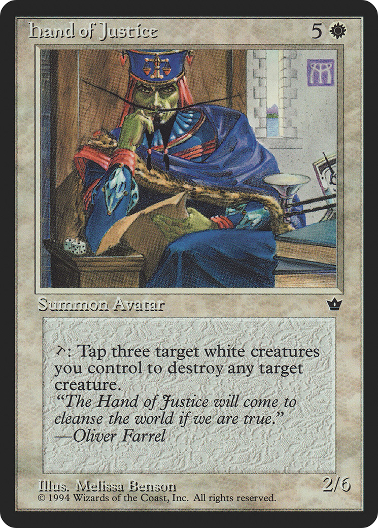Image of Hand of Justice (FEM-) - Fallen Empires