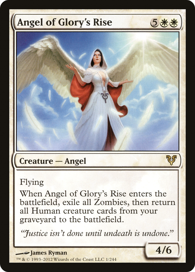 Image of Angel of Glory's Rise (AVR-001) - Avacyn Restored