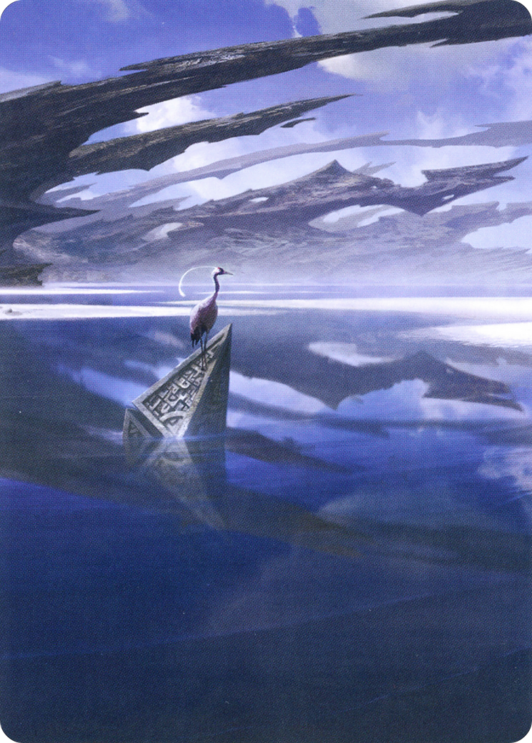 Image of Seachrome Coast // Seachrome Coast (AZNR-031) - Zendikar Rising Art Series (Borderless) Foil