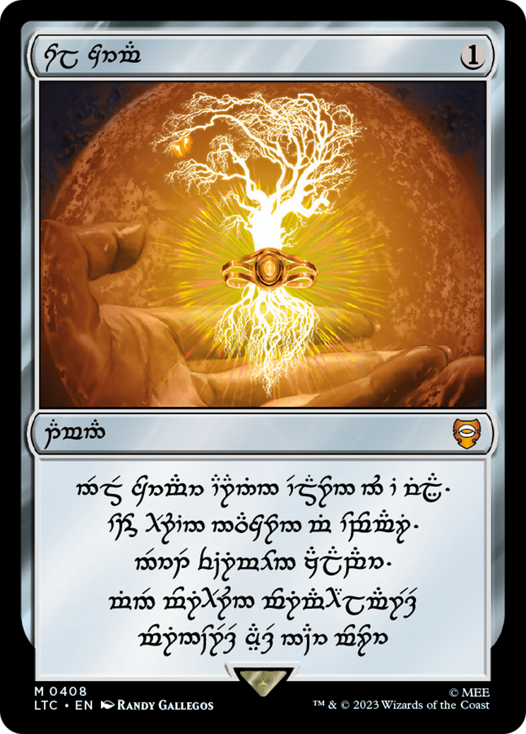 Image of Sol Ring - Elven (0408) (LTC-408) - Tales of Middle-earth Commander