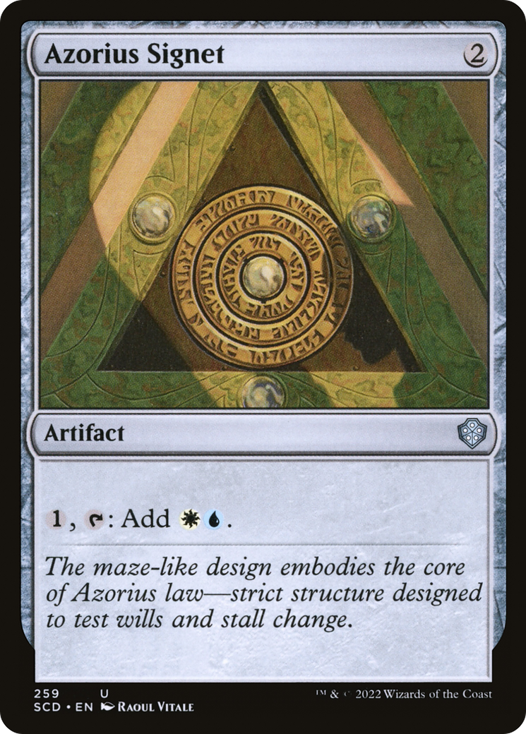 Image of Azorius Signet (SCD-259) - Starter Commander Decks