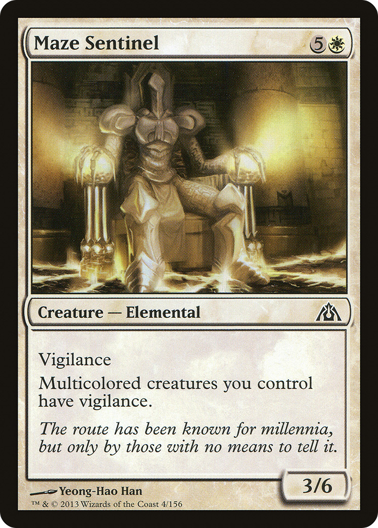 Image of Maze Sentinel (DGM-004) - Dragon's Maze Foil