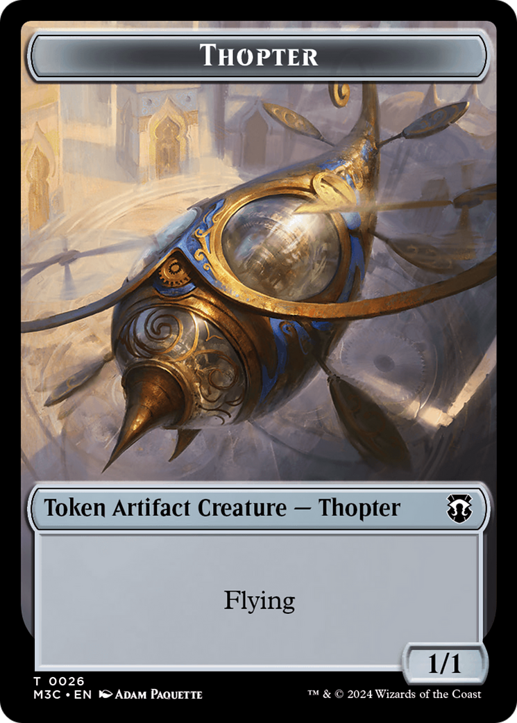 Image of Thopter (TM3C-026) - Modern Horizons 3 Commander Tokens