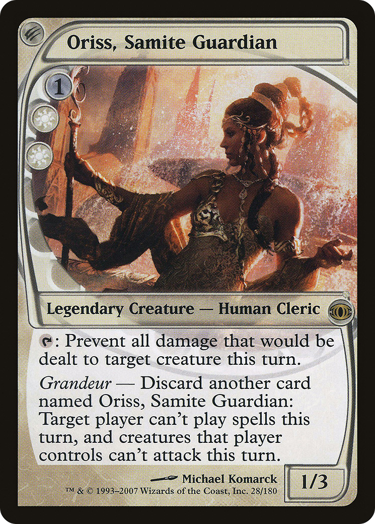Image of Oriss, Samite Guardian (FUT-028) - Future Sight Foil