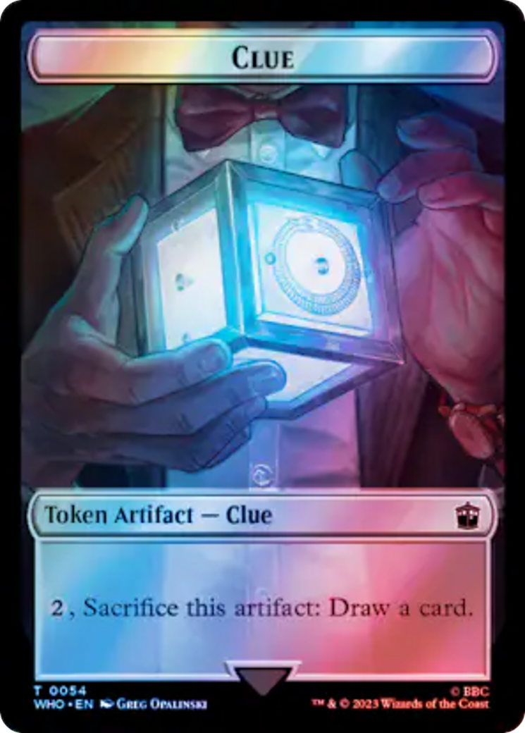 Image of Clue (TWHO-054) - Doctor Who Tokens Foil