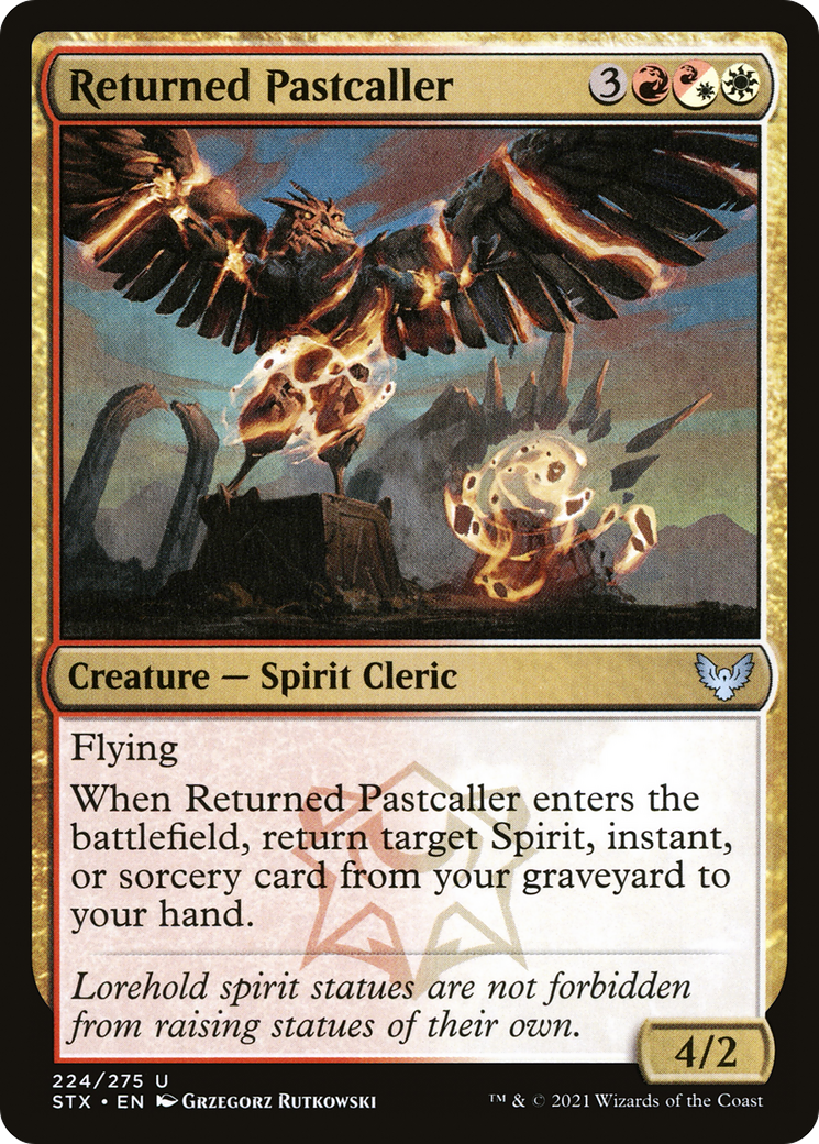 Image of Returned Pastcaller (STX-224) - Strixhaven: School of Mages Foil