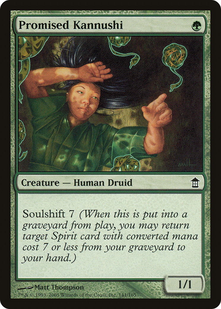 Image of Promised Kannushi (SOK-141) - Saviors of Kamigawa