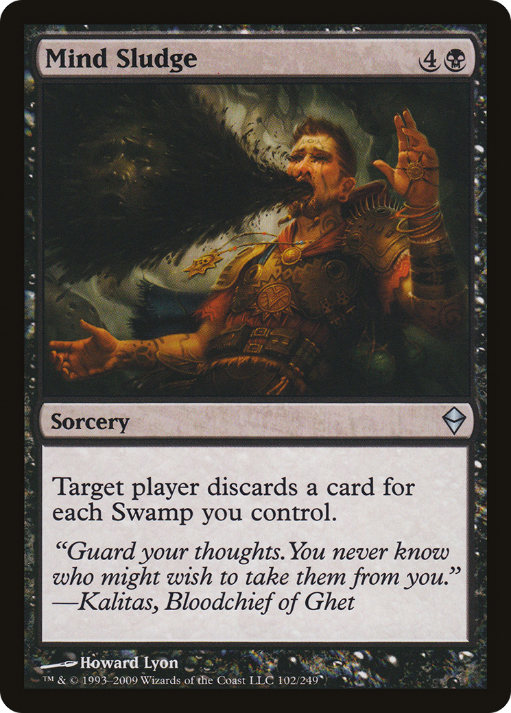 Image of Mind Sludge (ZEN-102) - Zendikar Foil