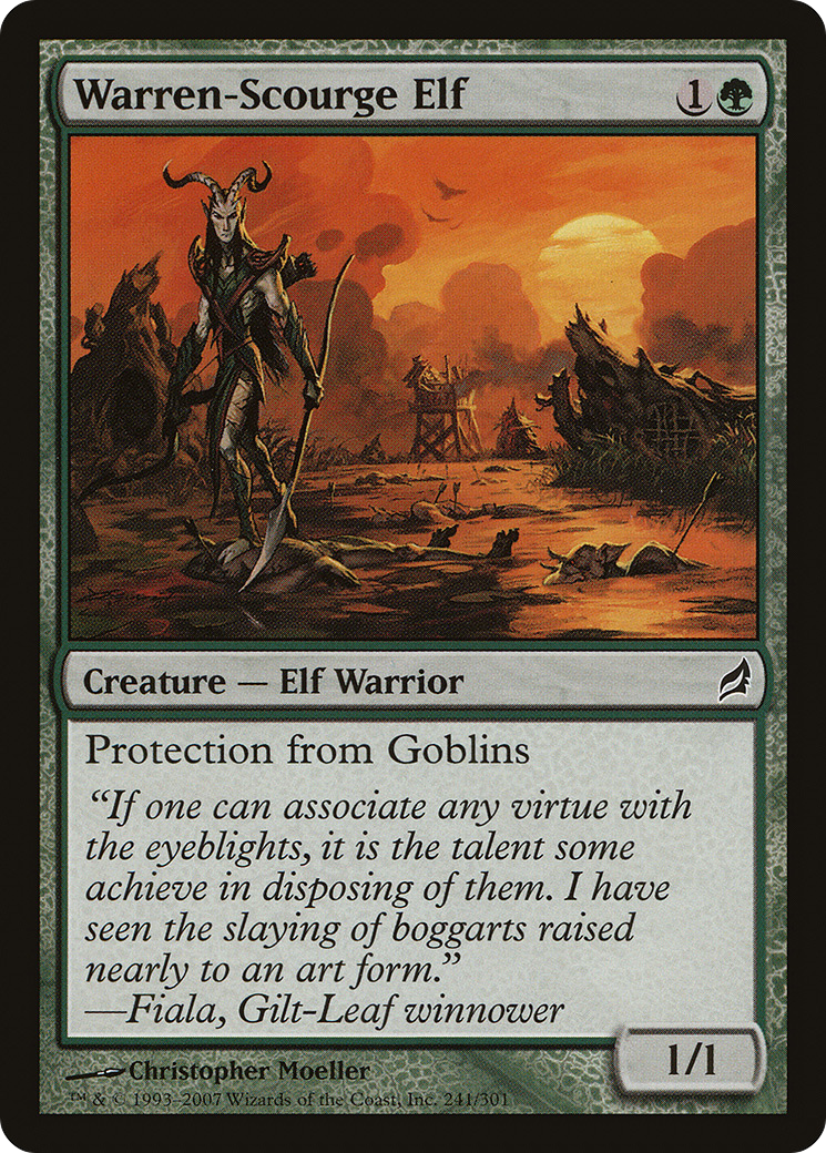Image of Warren-Scourge Elf (LRW-241) - Lorwyn Foil