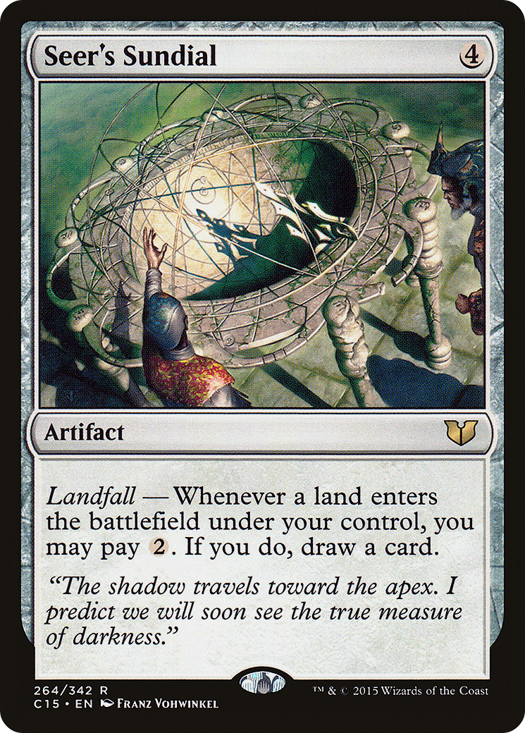 Image of Seer's Sundial (C15-264) - Commander 2015