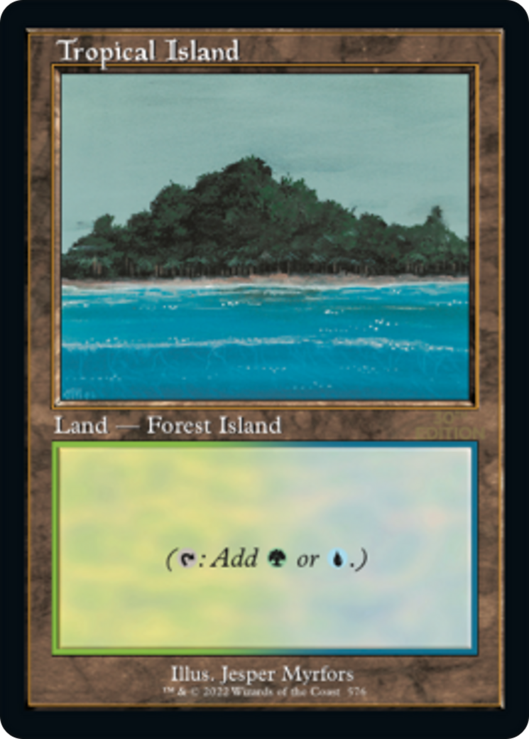 Image of Tropical Island (Retro Frame) (30A-576) - 30th Anniversary Edition