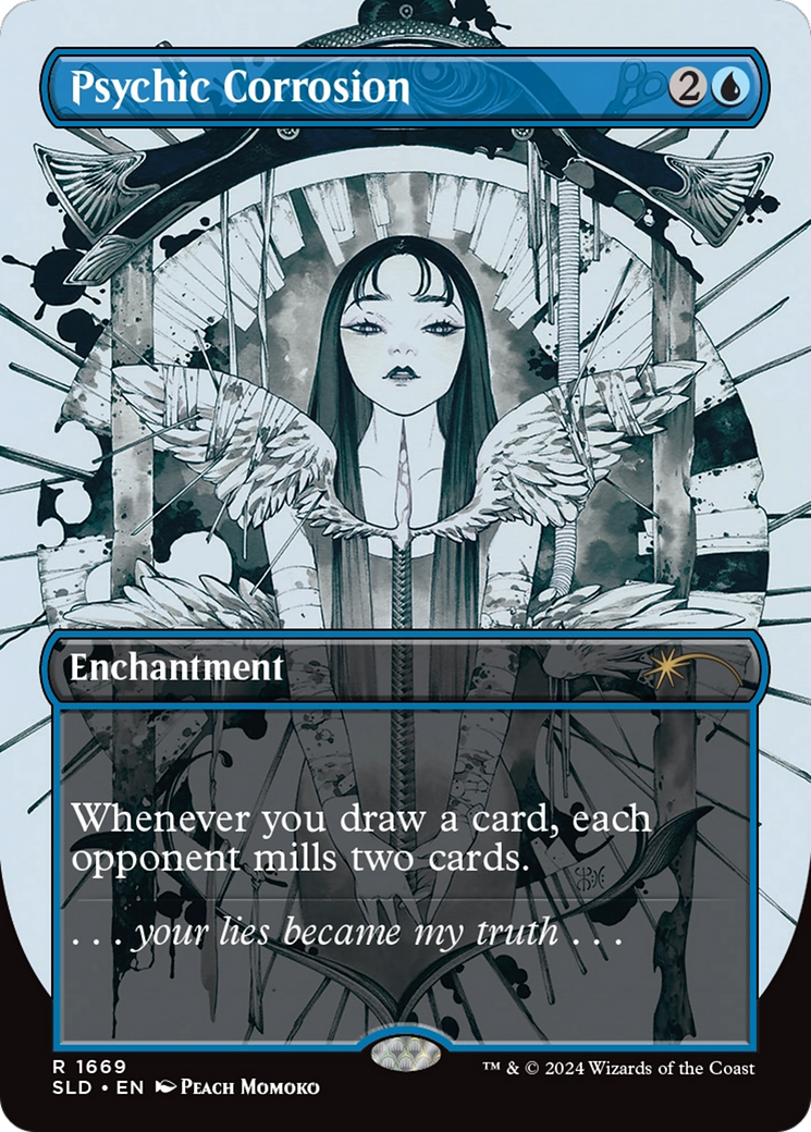 Image of Psychic Corrosion (SLD-1669) - Secret Lair Drop (Borderless)