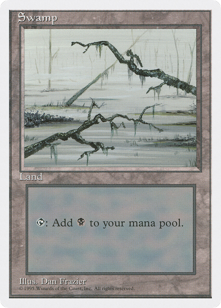 Image of Swamp (C) (4ED-191) - Fourth Edition