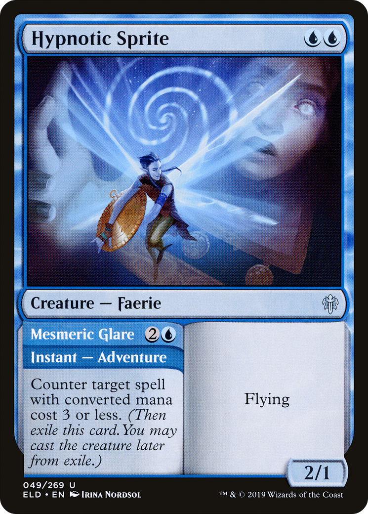 Image of Hypnotic Sprite (ELD-049) - Throne of Eldraine Foil