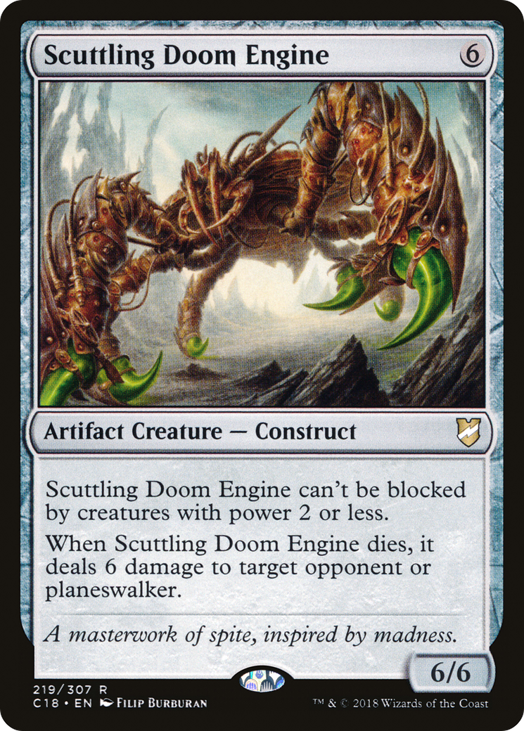 Image of Scuttling Doom Engine (C18-219) - Commander 2018