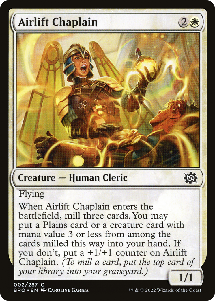 Image of Airlift Chaplain (BRO-002) - The Brothers' War
