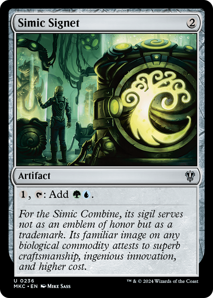 Image of Simic Signet (MKC-236) - Murders at Karlov Manor Commander
