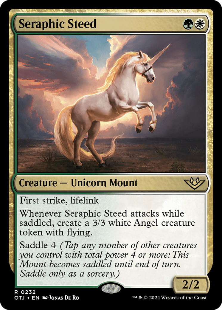 Image of Seraphic Steed (OTJ-232) - Outlaws of Thunder Junction