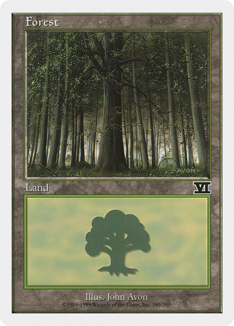 Image of Forest (349) (6ED-349) - Classic Sixth Edition