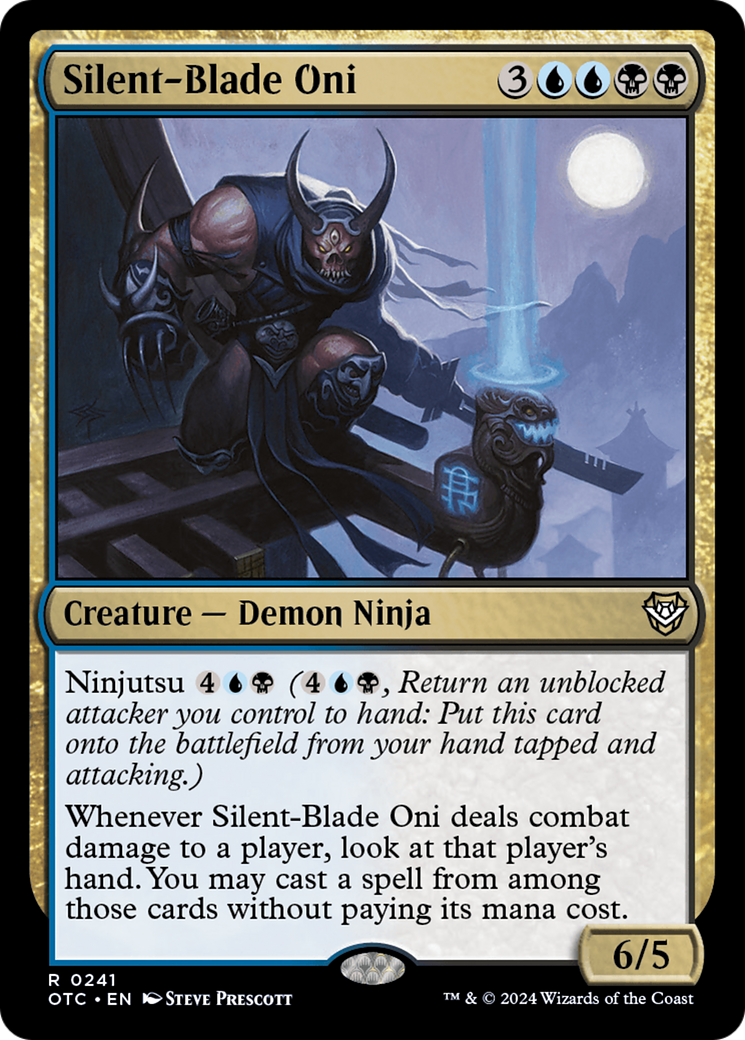 Image of Silent-Blade Oni (OTC-241) - Outlaws of Thunder Junction Commander