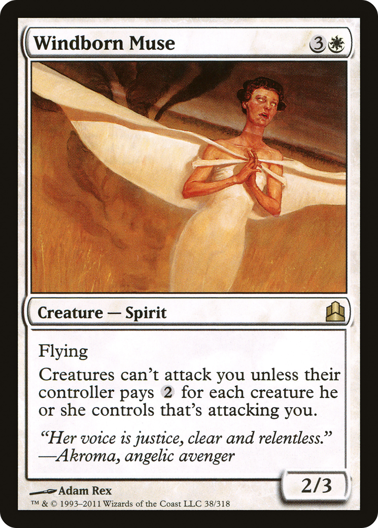 Image of Windborn Muse (CMD-038) - Commander 2011