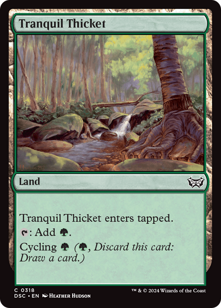 Image of Tranquil Thicket (DSC-318) - Duskmourn: House of Horror Commander