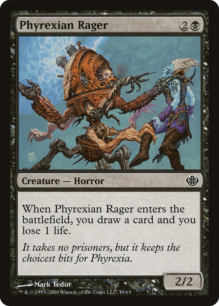 Image of Phyrexian Rager (DDD-039) - Duel Decks: Garruk vs. Liliana