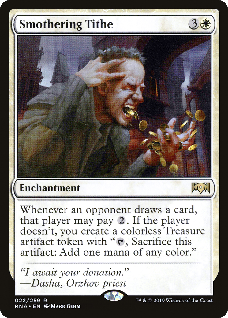 Image of Smothering Tithe (RNA-022) - Ravnica Allegiance Foil