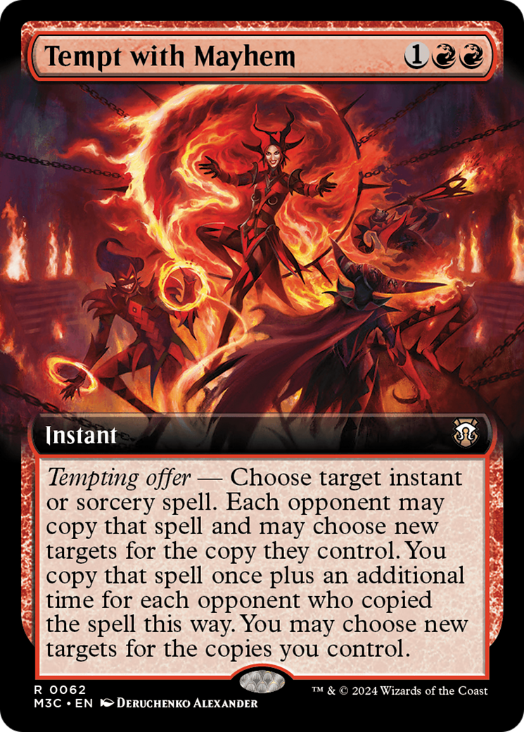 Image of Tempt with Mayhem (Extended Art) (M3C-062) - Modern Horizons 3 Commander: (Extended Art)
