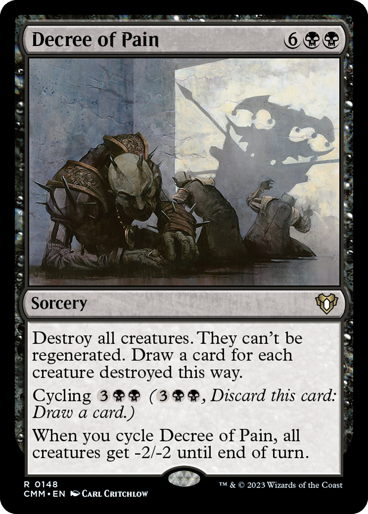 Image of Decree of Pain (CMM-148) - Commander Masters