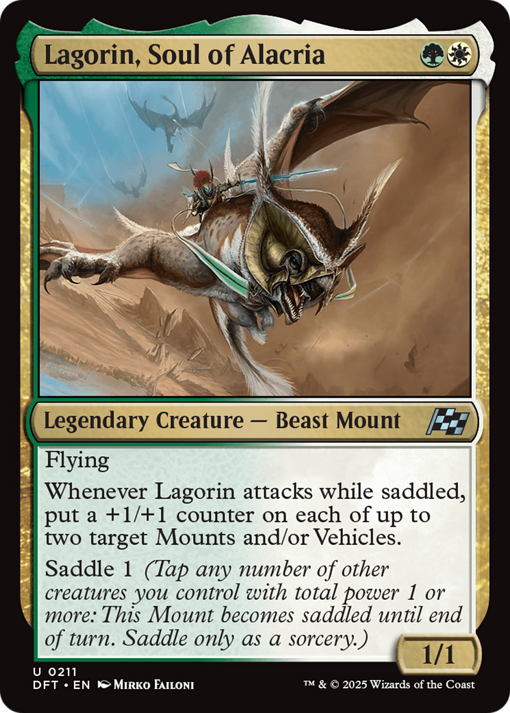 Image of Lagorin, Soul of Alacria (DFT-211) - Aetherdrift Foil