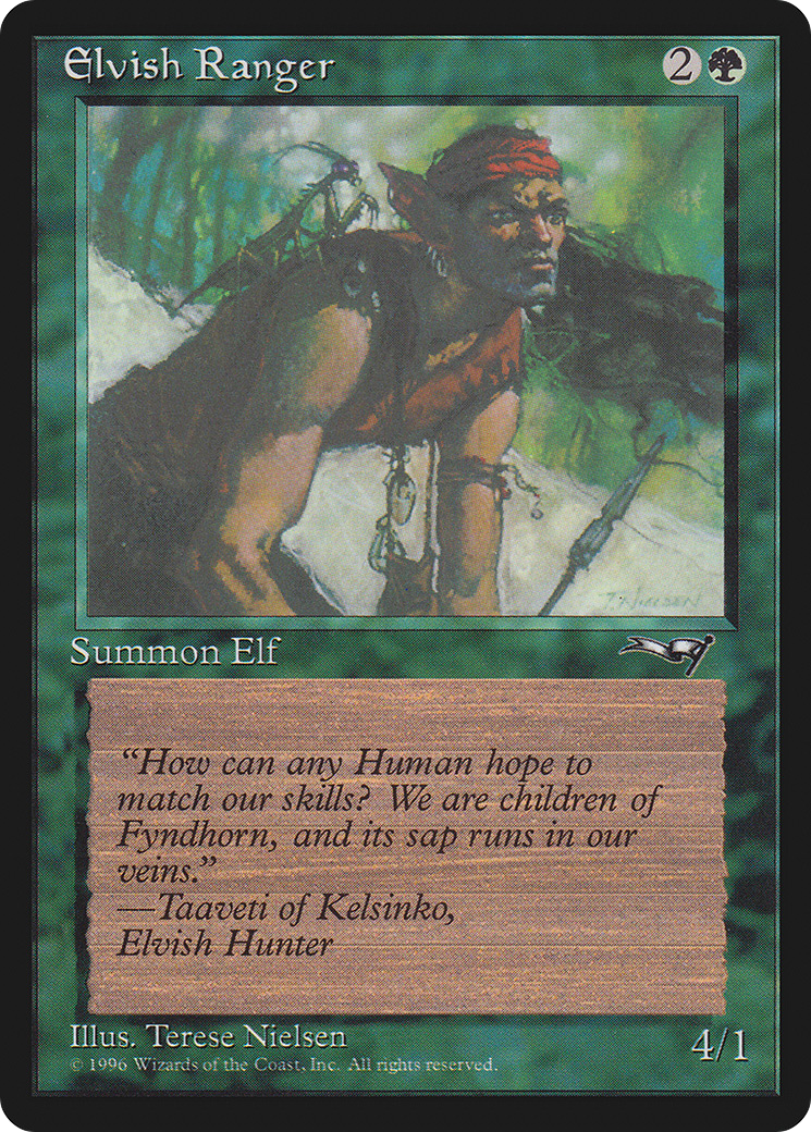 Image of Elvish Ranger (Male) (ALL-068) - Alliances