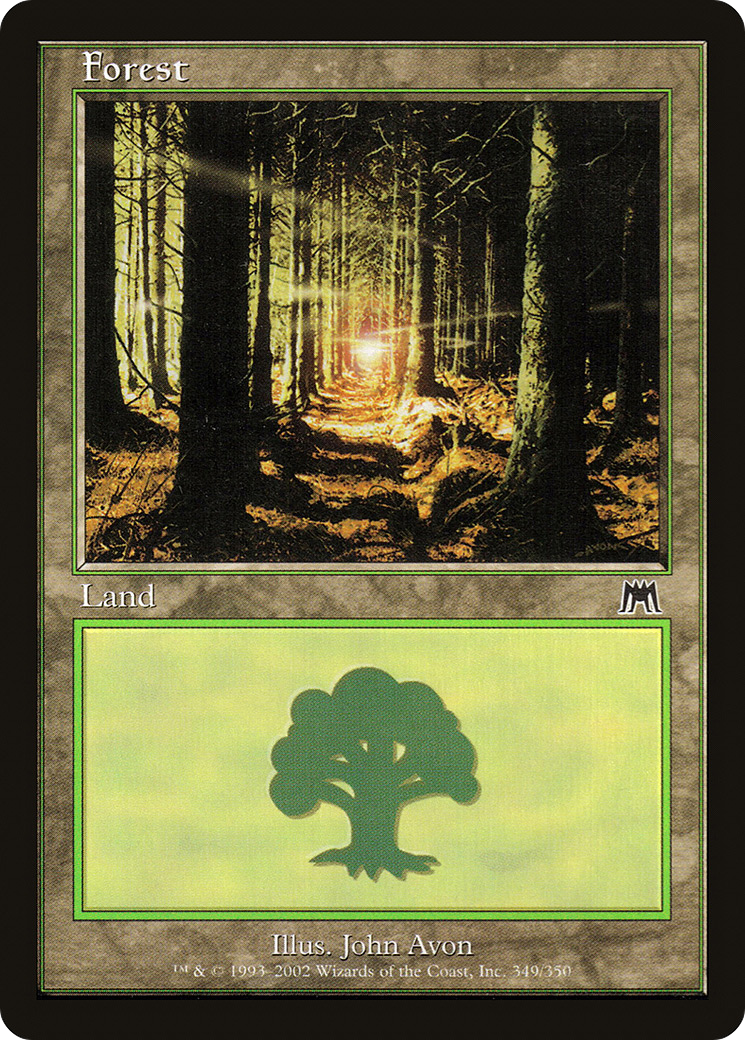 Image of Forest (349) (ONS-349) - Onslaught Foil
