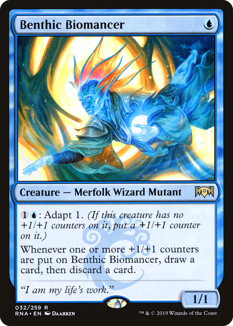 Image of Benthic Biomancer (RNA-032) - Ravnica Allegiance Foil