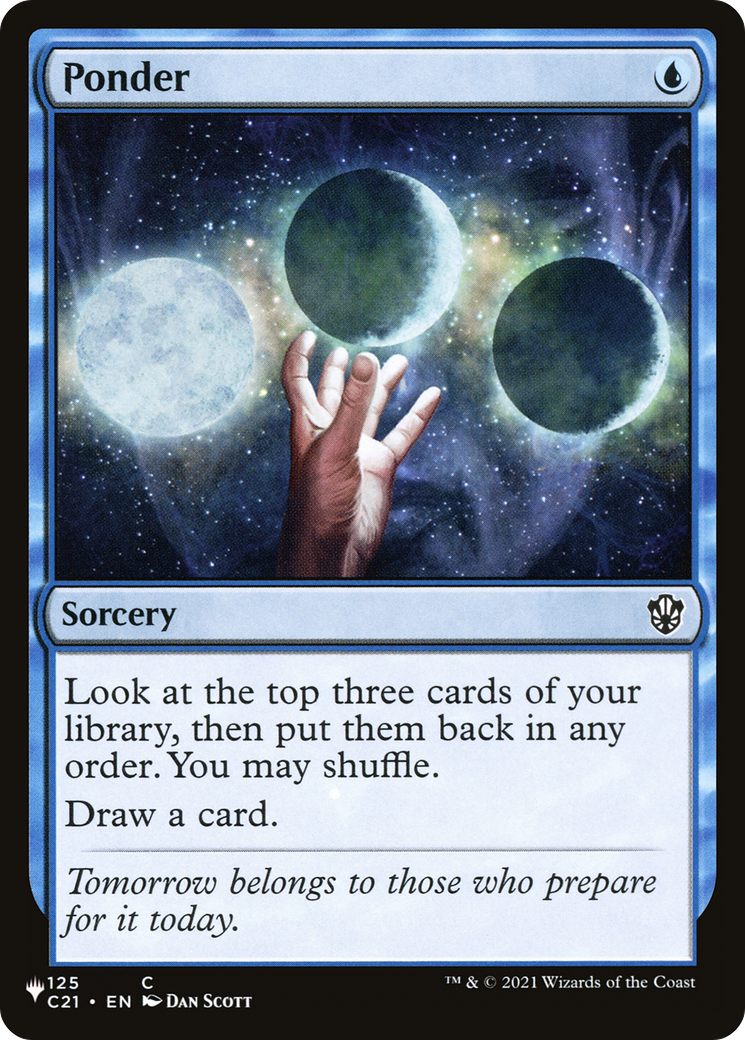 Image of Ponder (LIST-125) - The List