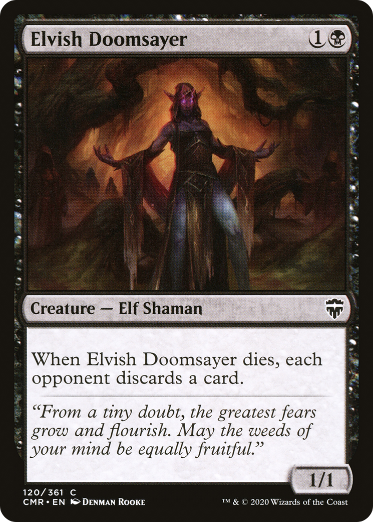 Image of Elvish Doomsayer (CMR-120) - Commander Legends