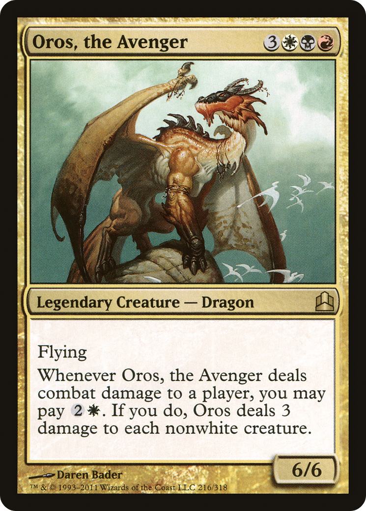 Image of Oros, the Avenger (CMD-216) - Commander 2011
