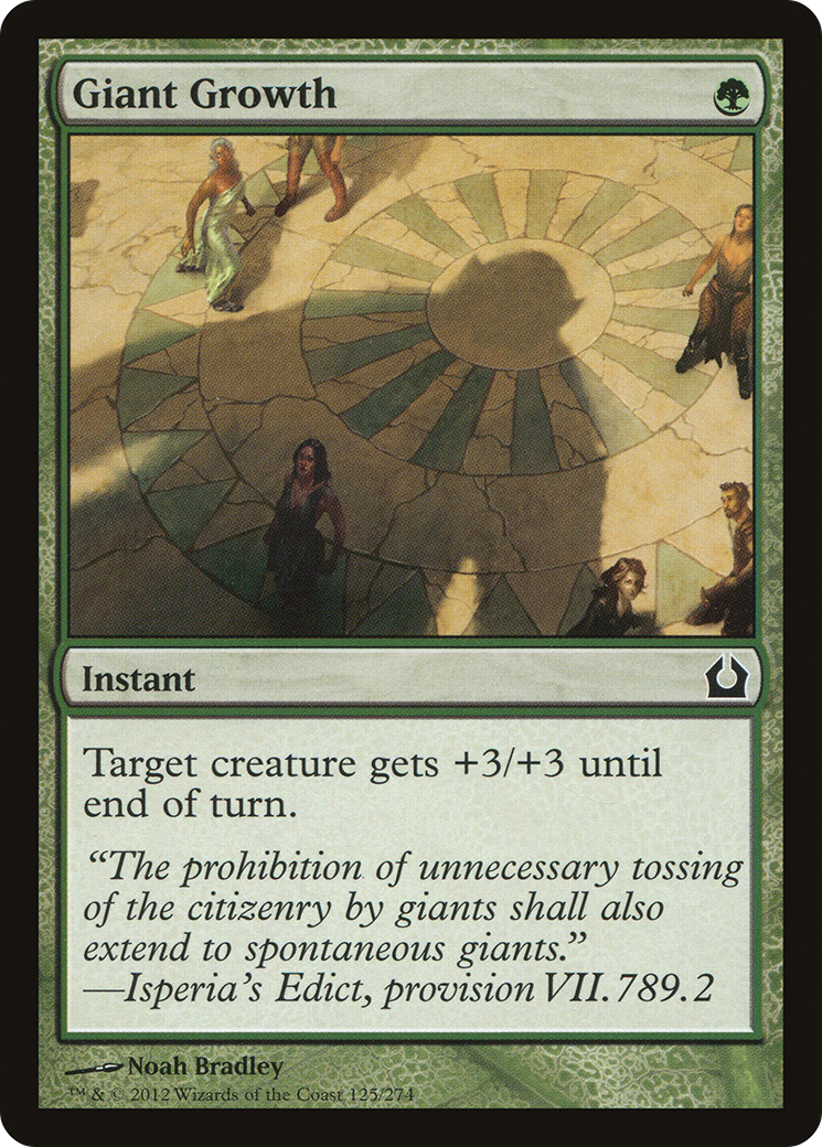 Image of Giant Growth (RTR-125) - Return to Ravnica Foil